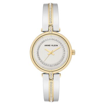 Anne Klein Quartz Analog Silver Dial Metal Strap Watch for Women