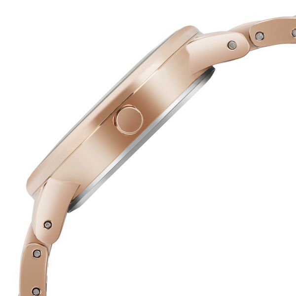 Anne Klein Quartz Analog Brown Dial Ceramic Strap Watch for Women - image number 3