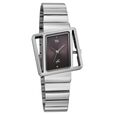 Vyb Runway By Fastrack Quartz Analog Grey Dial Silver Stainless Steel Strap Watch For Girls - image number 2