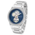 Kenneth Cole Automatic Blue Dial Silver Stainless Steel Strap Watch For Men - image number 1