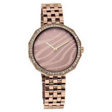Titan Animalia Multicoloured Dial Quartz Analog Stainless Steel Strap Watch for Women