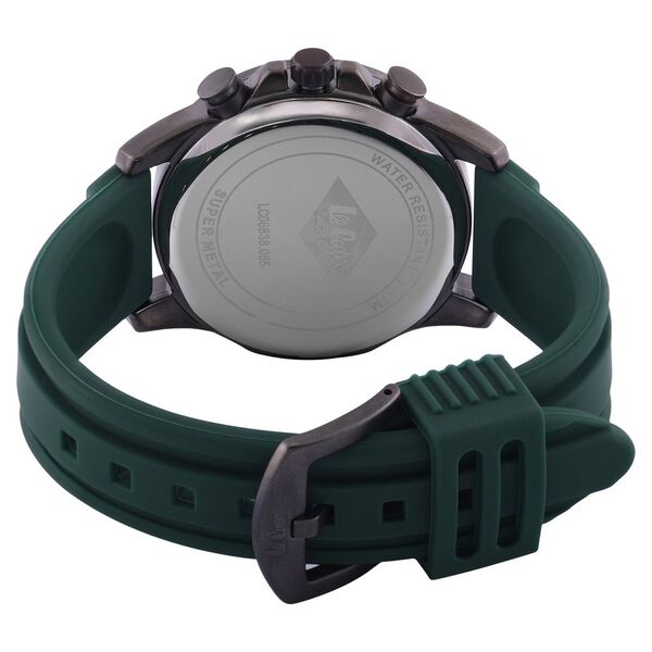 Lee Cooper Quartz Multifunction Grey Dial Silicone Strap Watch for Men - image number 4