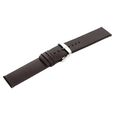 22 mm Brown Genuine Leather Strap for Men - image number 3