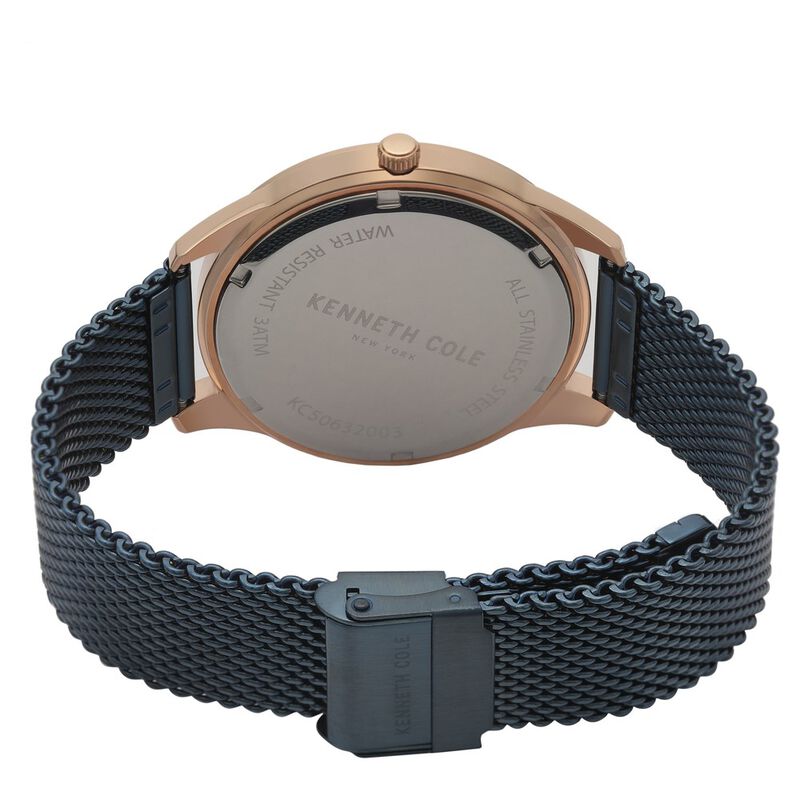 Kenneth Cole Blue Dial Quartz Analog Watch for Men - image number 4