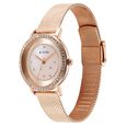 Titan Purple Style Up Quartz Analog Pink Dial Stainless Steel Strap Watch for Women - image number 2