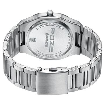 Poze Poze Quartz Analog Blue Dial Blue Metal Strap Watch For Men