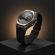 Titan Stellar Wandering Hour Automatic Analog with Crystallized Titanium Case and Gray Dial FKM Strap Watch for Men - image number 0