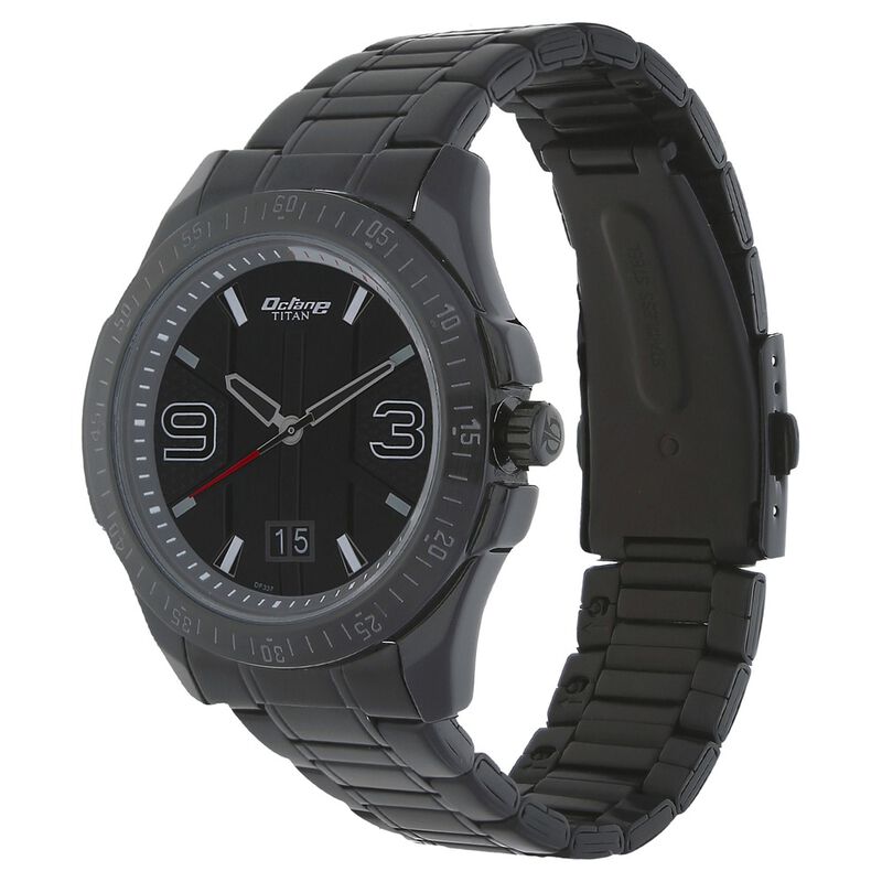 Titan Anthracite Analog with Date Metal Strap watch for Men - image number 1