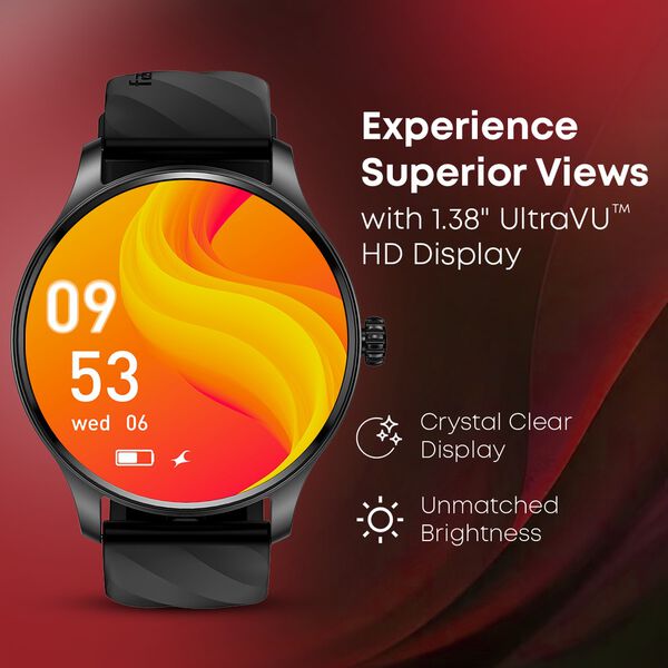 Fastrack Jupiter R1 With 3.50 cm, 100+ Sports Mode, IP68, Calculator, AI Voice Assistant, Fashion Smartwatch - image number 1