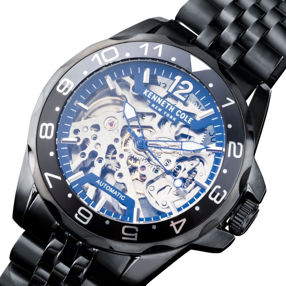 Kenneth Cole Blue Dial Automatic Watch for Men