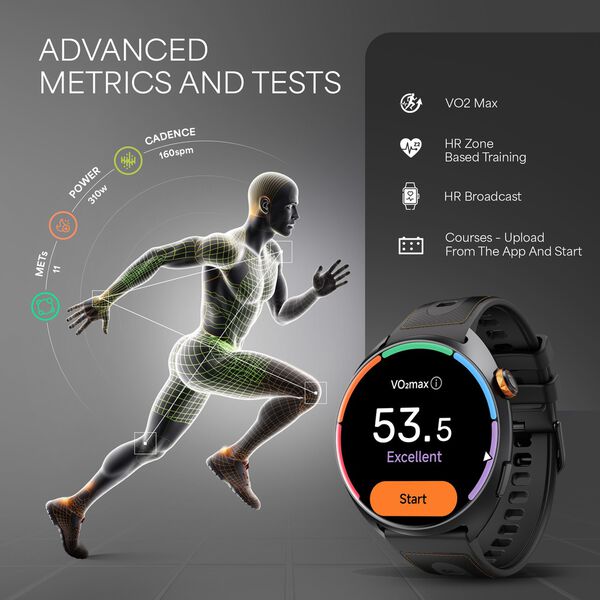 Titan Celestor 2.0 Smartwatch with 1.43" inch AMOLED Display, Training Load & Readiness, Titan Q, Dual band GPS - image number 4