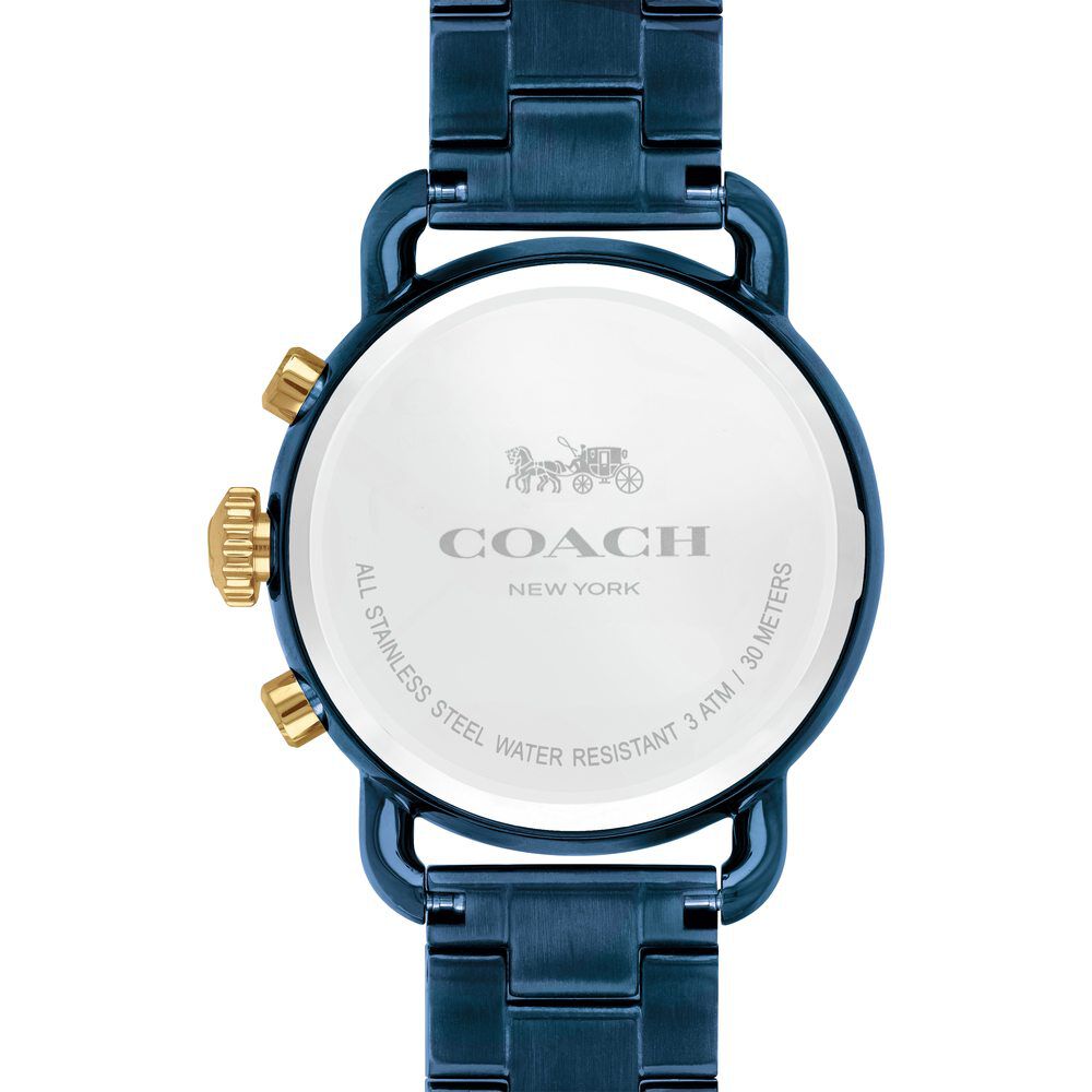Buy Online Coach Quartz Multifunction Blue Dial Watch for Women