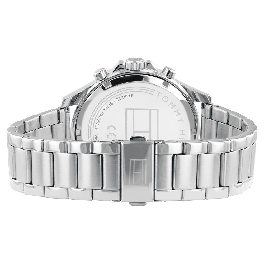 Buy Online Tommy Hilfiger Quartz Multifunction Blue Dial Stainless