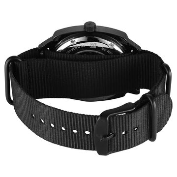 Fastrack Automatics Collection Black Dial Black Stainless Steel Strap Watch For Guys