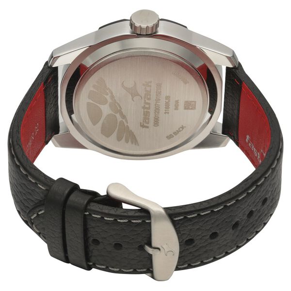 Fastrack Anthracite Dial Quartz Analog Watch for Guys - image number 4