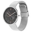 Titan Slim Quartz Multifunction Black Dial Stainless Steel Strap watch for Men - image number 2