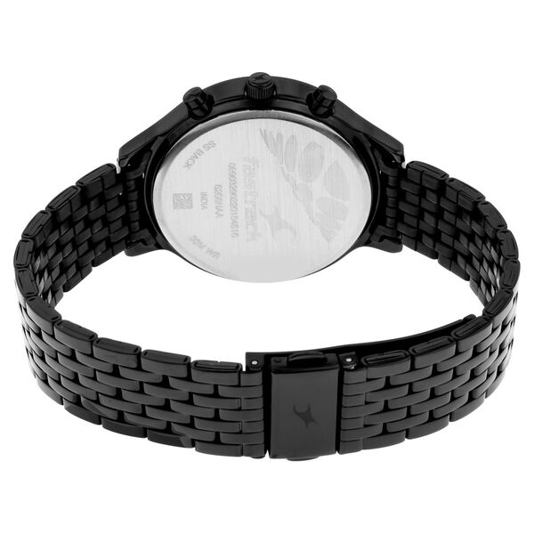 Fastrack Ruffles Quartz Multifunction Purple Dial Stainless Steel Strap Watch for Girls - image number 5