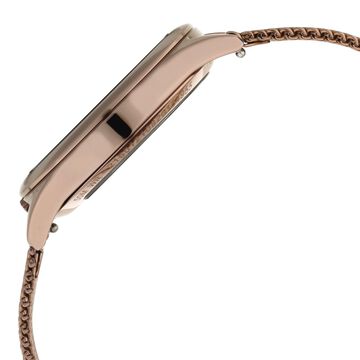 Titan Animalia Quartz Analog Dial Brown Stainless Steel Strap Watch For Women