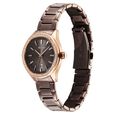 Titan Glamour Quartz Analog with Date Brown Dial Brown Stainless Steel Strap Watch For Women - image number 2