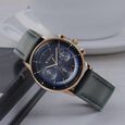 Titan Light Leathers Quartz Multifunction Black Dial Stainless Steel Strap Watch for Men