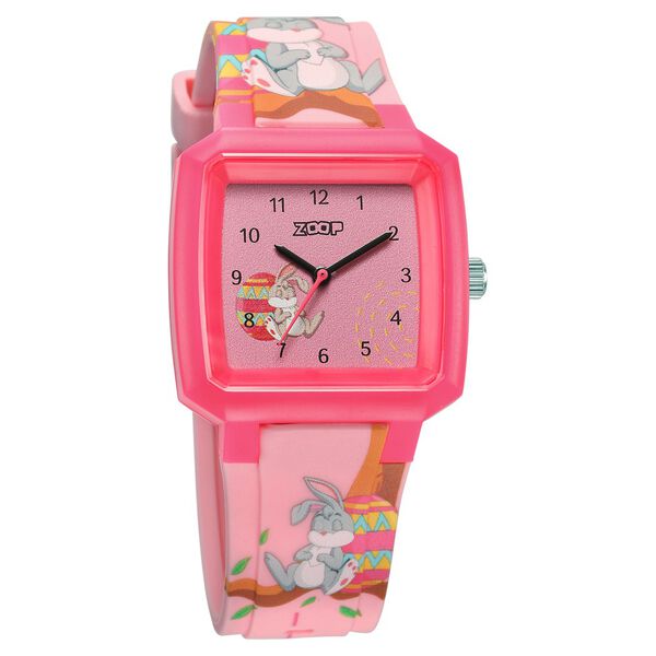 Zoop Analog Watch with Pink Dial & Multicoloured Strap for Girls Kids, from House of Titan - image number 1