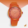 Pop Colours Green Dial Silicone Strap Watch for Girls