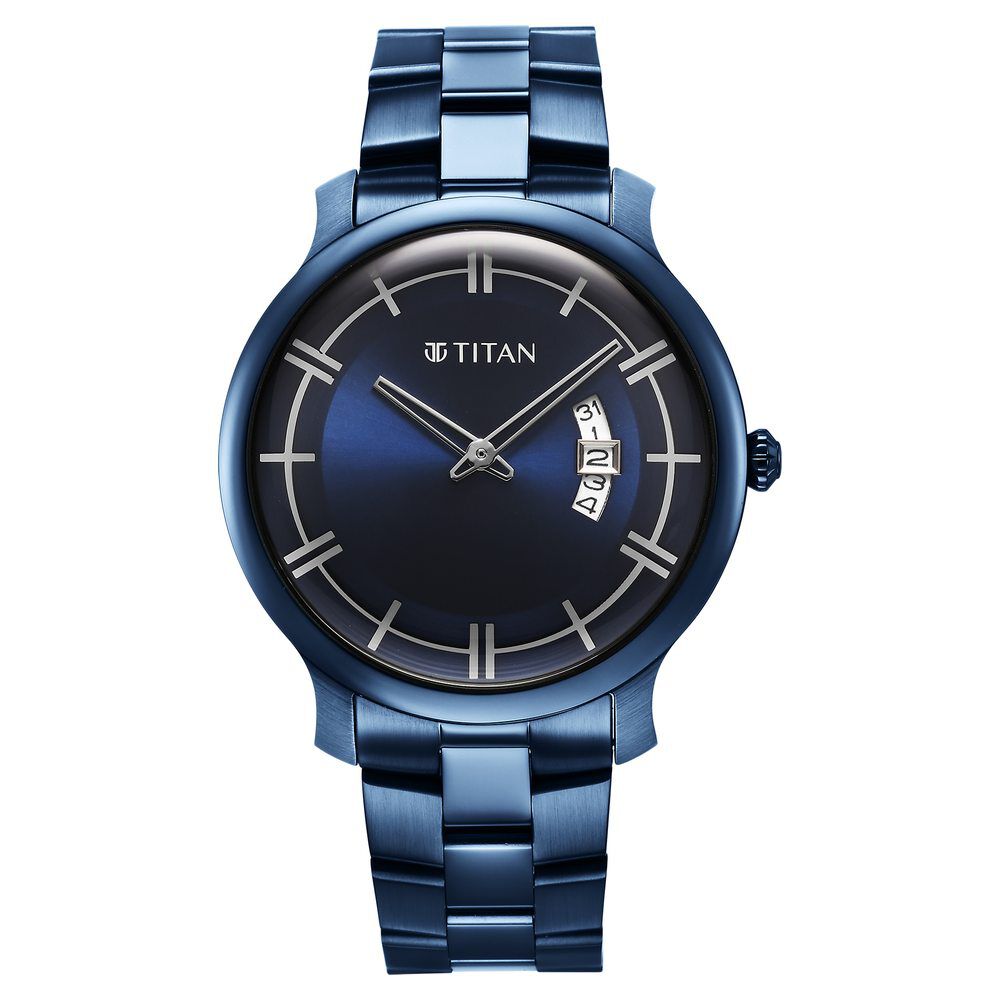 Titan watch clearance blue colour