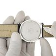 24 mm Black Genuine Leather Strap for Men - image number 6