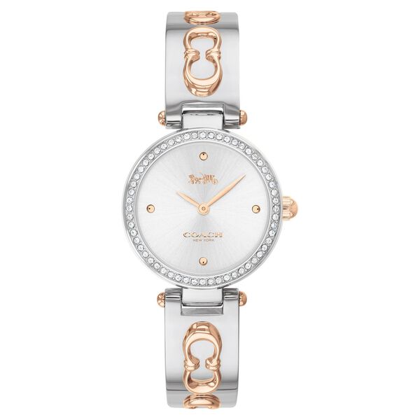Coach Quartz Analog Silver Dial Stainless Steel Strap Watch for Women - image number 0