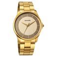 Sonata Traditional Essentials Quartz Analog Multicoloured Dial Golden Metal Strap Watch For Men - image number 0