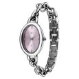 Vyb Manifester By Fastrack Quartz Analog Purple Dial Silver Metal Strap Watch For Girls - image number 2