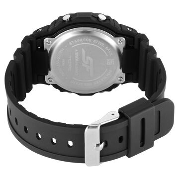 SF Hexa Digital Dial Unisex Watch With Polyurethane Strap