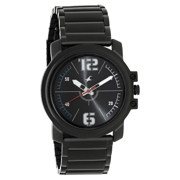 Fastrack Hitlist Quartz Analog Silver Dial Stainless Steel Strap Watch for Guys - image number 0