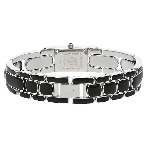 Titan Quartz Analog Black Dial Metal Strap Watch for Women - image number 3