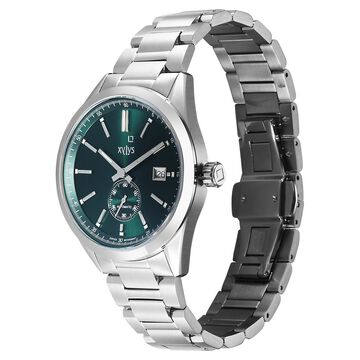 Xylys Automatic Green Dial Silver Stainless Steel Strap Watch For Men
