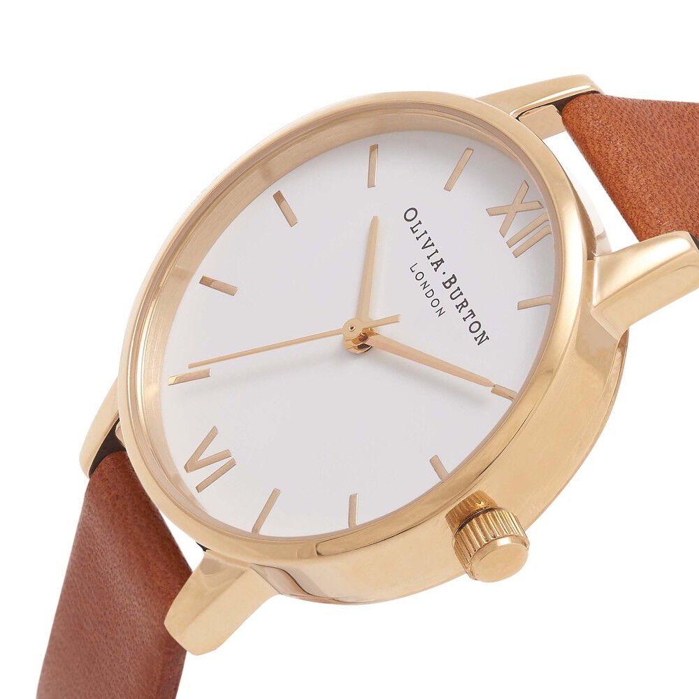 Olivia burton white dial watch deals