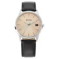Titan Neo Beige Dial Analog with Date Leather Strap watch for Men - image number 0