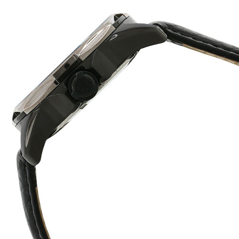 Titan Quartz Analog Solar Black Dial Leather Strap Watch for Men - image number 2
