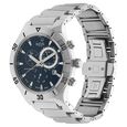 Xylys Swiss Chronograph Black Stainless Steel Strap and Blue Dial Watch For Men - image number 1