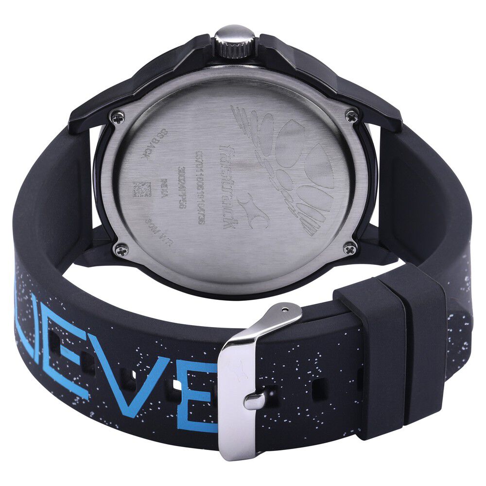 Fastrack ss black watch 50m wr sale