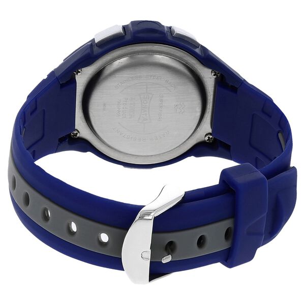 SF Digital Dial Plastic Strap Watch for Men - image number 3