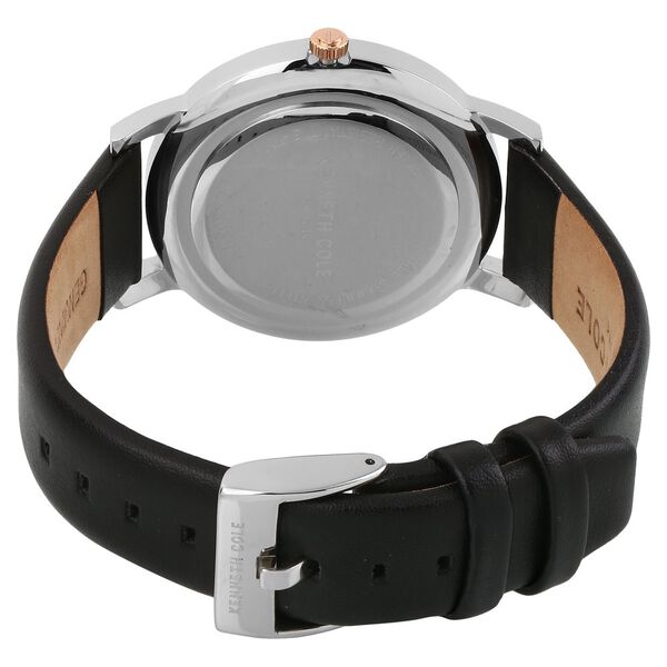 Kenneth Cole Quartz Analog with Date Grey Dial Leather Strap Watch for Men - image number 3