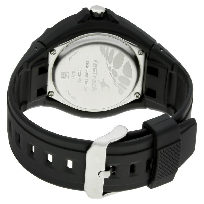 Fastrack Quartz Analog Black Dial Plastic Strap Watch for Guys - image number 3