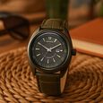 Titan Tonneau Analog with Date and Green Dial Green Leather Strap Watch for Men - image number 0