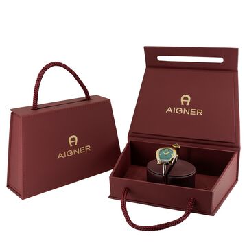Aigner Flora L Quartz Analog Mother of Pearl Dial Two Toned Stainless Steel Strap Watch For Women