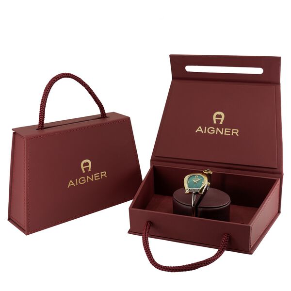 Aigner Flora L Quartz Analog Mother of Pearl Dial Two Toned Stainless Steel Strap Watch For Women - image number 4