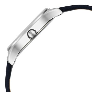 Titan Neo Quartz Analog Blue Dial Blue Leather Strap Watch For Women