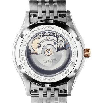 Xylys Belvedere Automatic White Dial Two Toned Stainless Steel Strap Watch For Men
