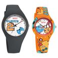 Titan Zoop Parent & Child Analog Pair Watch with Multicoloured Dial & Grey And Multicoloured Strap for Boys Girls Kids - image number 1