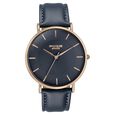 Sonata Poze Quartz Analog Blue Dial Blue Leather Strap Watch For Men - image number 1
